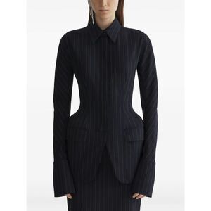 Mugler Black Jackets - Fitted Jackets Women